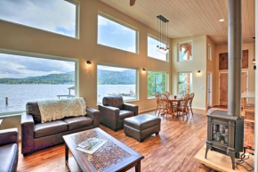 Lake Whatcom House with Boat Dock and Mountain View!